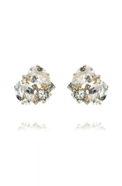 CAROLINE SVEDBOM - CAROLINA EARRING GOLD CRYSTAL