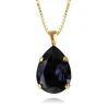 CAROLINE SVEDBOM - Classic Drop Necklace Gold/graphite