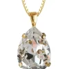CAROLINE SVEDBOM - Classic Drop Necklace Gold/crystal