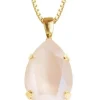 CAROLINE SVEDBOM - Classic Drop Necklace Gold/IvoryCream