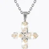 Caroline Svedbom - Crystal Star Necklace 50 - Rhodium Crystal