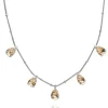 Caroline Svedbom - Estelle Necklace - Rhodium Silk
