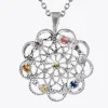Caroline Svedbom - Florence Necklace - Rhodium Rainbow Combo
