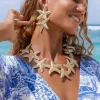 Caroline Svedbom - Grande Sea Star necklace - Gold