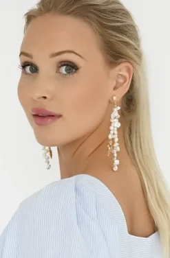 Caroline Svedbom - Luisa Pearl Earrings Gold