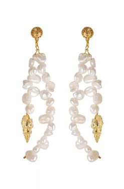 Caroline Svedbom - Luisa Pearl Earrings Gold