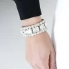 Caroline Svedbom - maya bracelet rhodium crystal