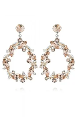 Caroline Svedbom - Mini Drop Necklace - Gold Ivory Cream Delite