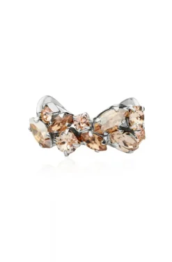 Caroline Svedbom - Stella Ring - Rhodium Silk Combo