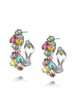 CAROLINE SVEDBOM - STELLA EARRING RHODIUM RAINBOW