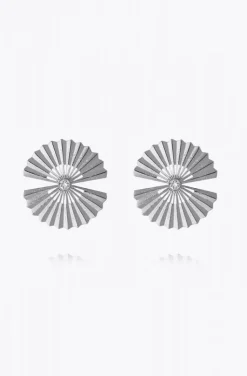 Caroline Svedbom - Sunfeather earring - rhodium