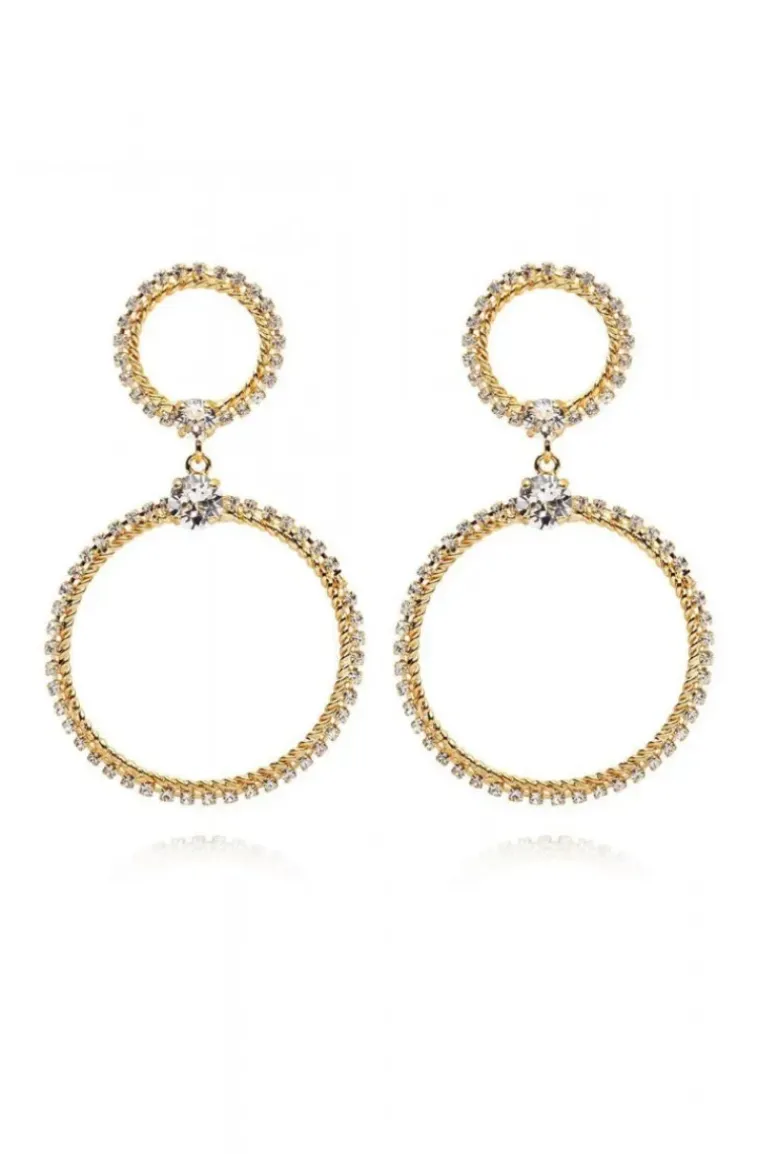 Caroline Svedbom Bridal - Forever Love Earrings - Rhodium Crystal
