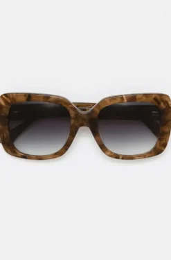 GLAS - Mio Solglasögon Brown Marble