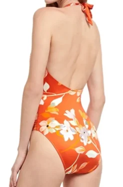 Gottex - Classic Amore Deep Plunge Halter Swimsuit 23AM016