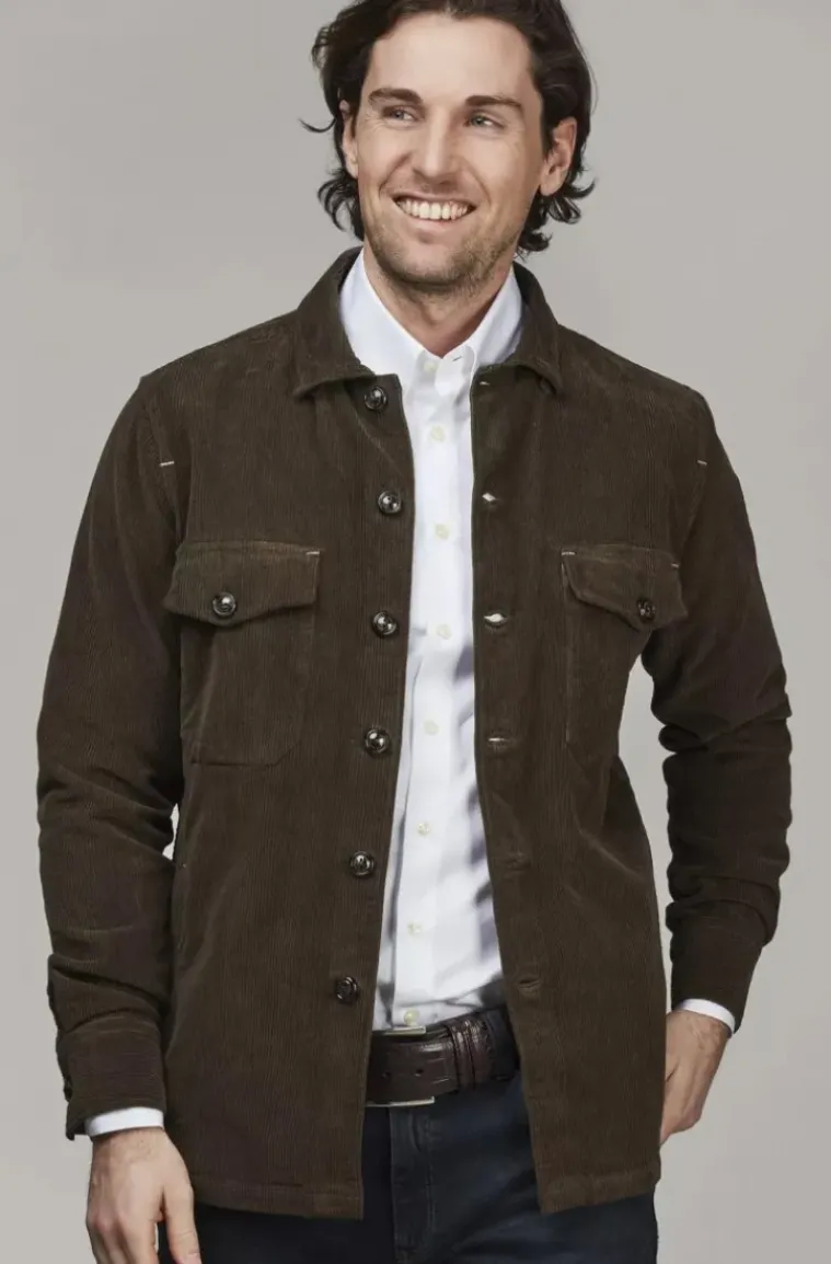 Hansen & Jacob - Corduroy Noxus Overshirt 66 Brown