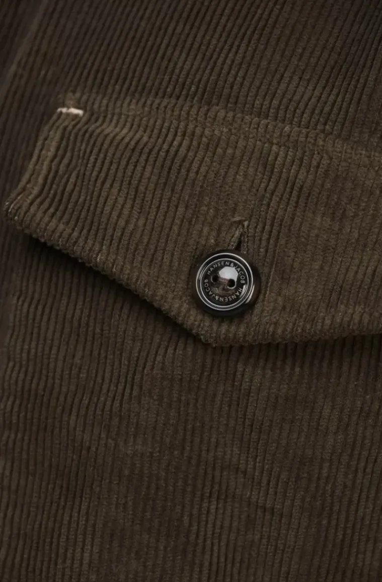Hansen & Jacob - Corduroy Noxus Overshirt 66 Brown