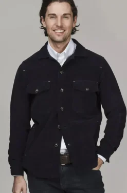 Hansen & Jacob - Corduroy Noxus Overshirt 48 Navy
