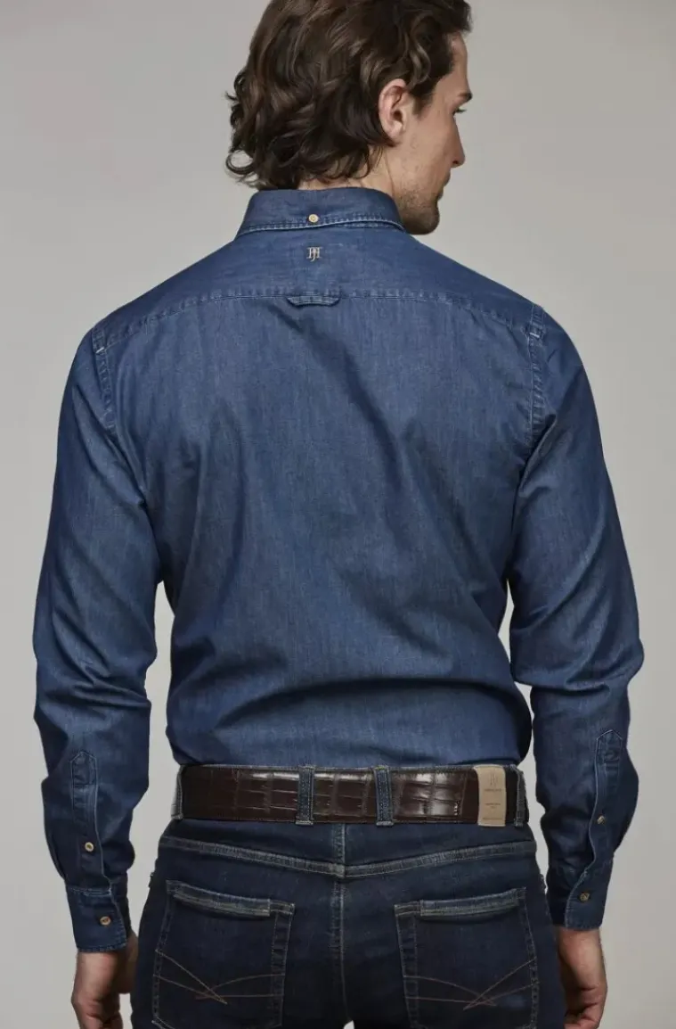 Hansen & Jacob - Indigo Classic Shirt 46 Blue