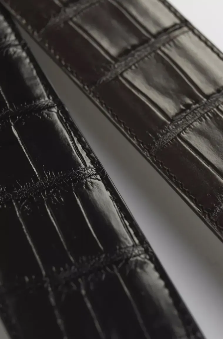 Hansen & Jacob - John Leather Belt Black