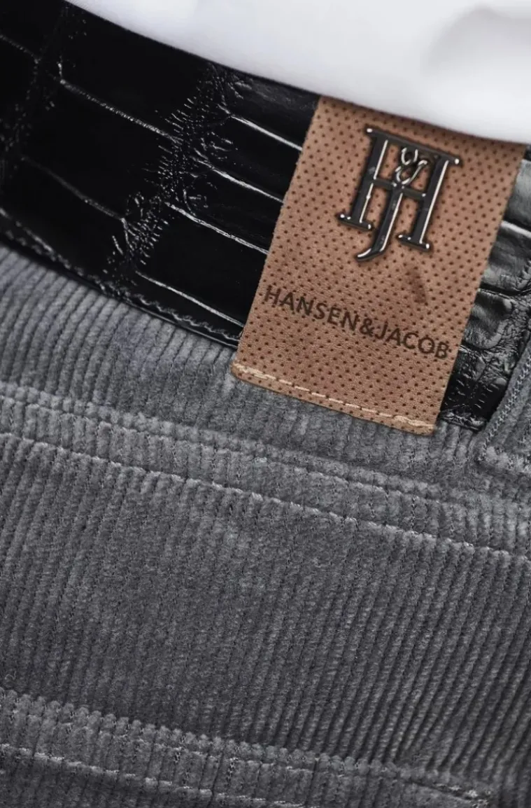 Hansen & Jacob - 5PKT Ceredo Soft Cord Grey