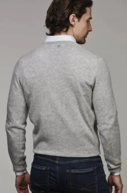 Hansen & Jacob - Pure Cashmere Crew Neck Knit - Light Grey 09