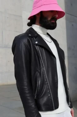 Human Scales - Adam Leather Jacket Black