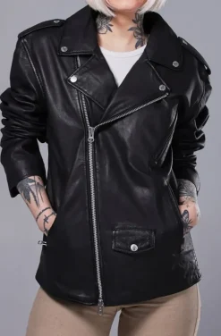 Human Scales - Adam Leather Jacket Black