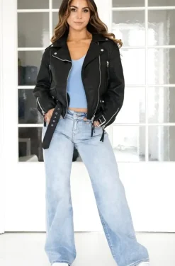 Human Scales - Leah Leather Jacket Black