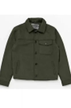 Human Scales - Mark Jacket Vegan Suede Moss Green