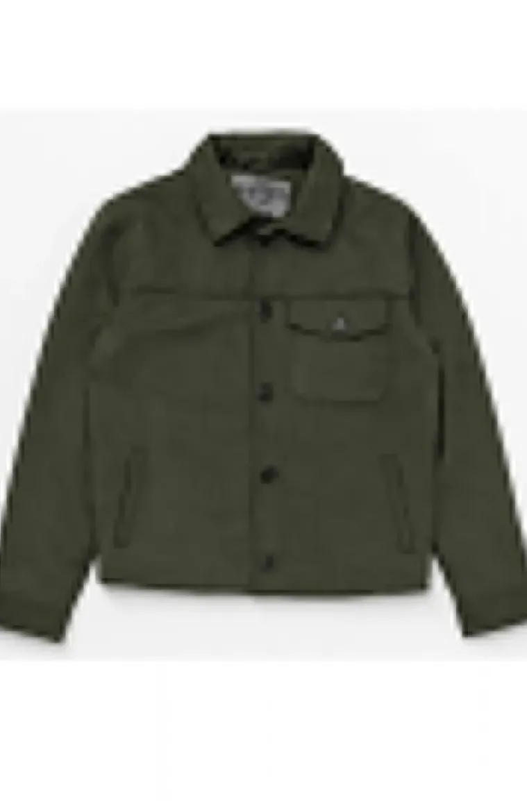 Human Scales - Mark Jacket Vegan Suede Moss Green