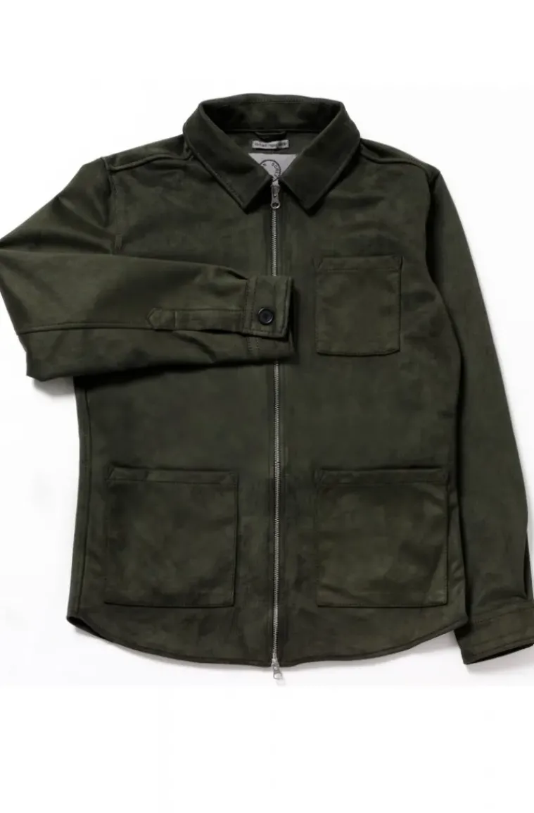 Human Scales - Rickard Vegan Suede Moss Green