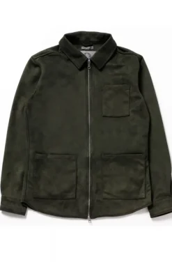 Human Scales - Rickard Vegan Suede Moss Green