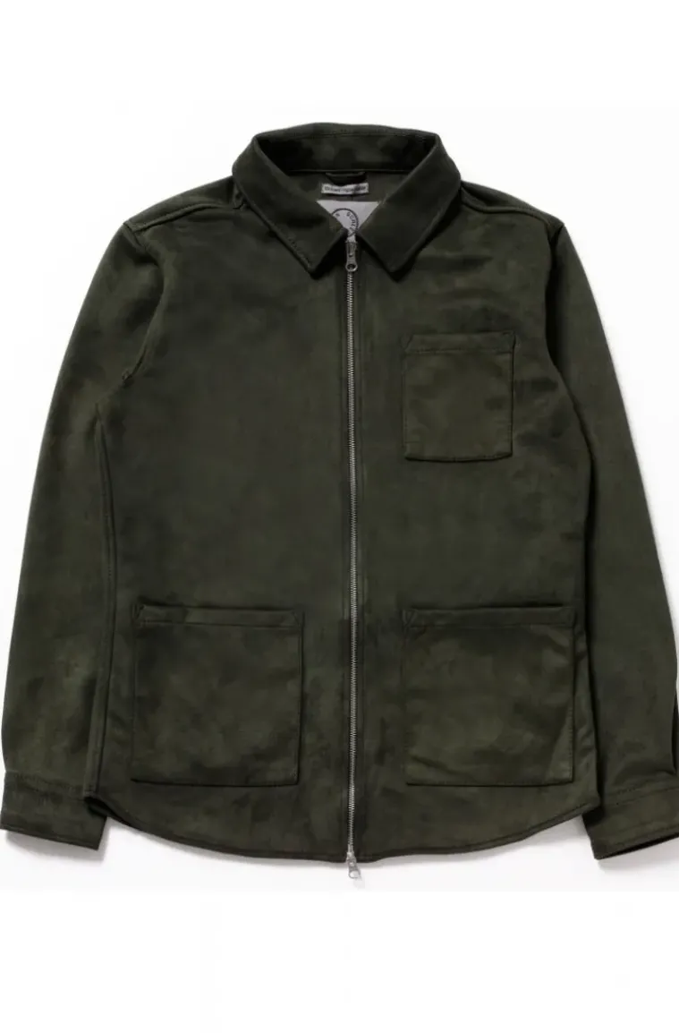 Human Scales - Rickard Vegan Suede Moss Green