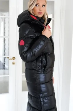 JACK1T - EZ Extra Long Puffer jacket - Black