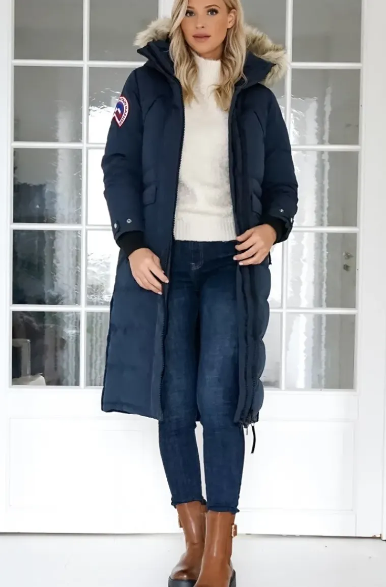 JACK1T - Neo Mountain Parka Extra Long - Ink/Wolf