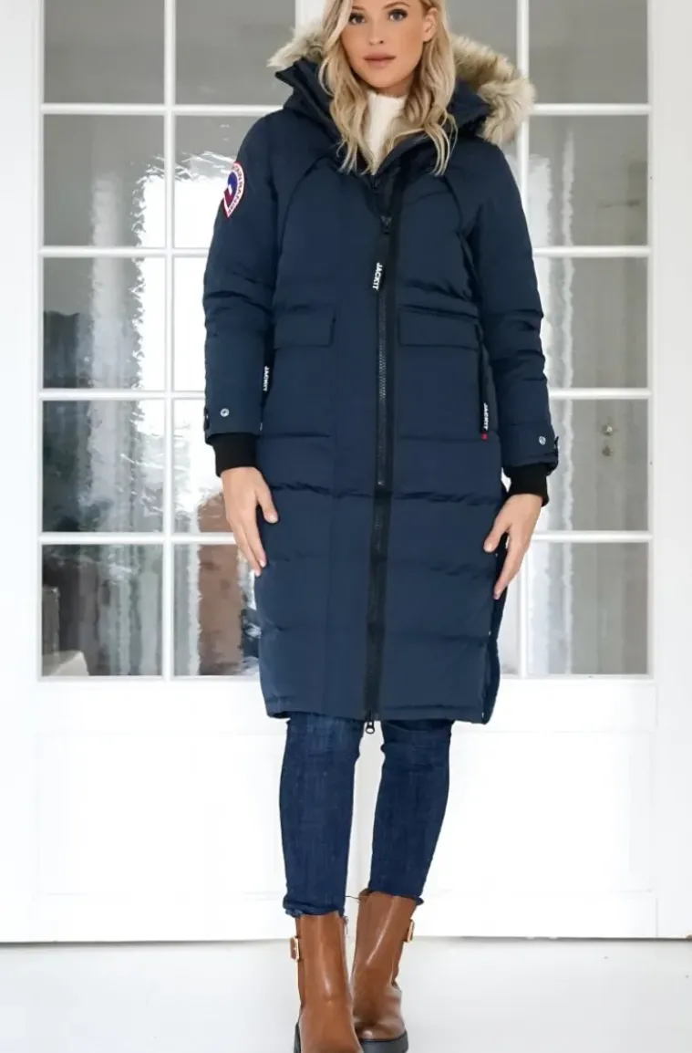 JACK1T - Neo Mountain Parka Extra Long - Ink/Wolf