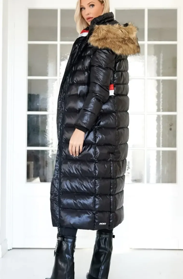 JACK1T - Neopium Ultra Long Coat - Black