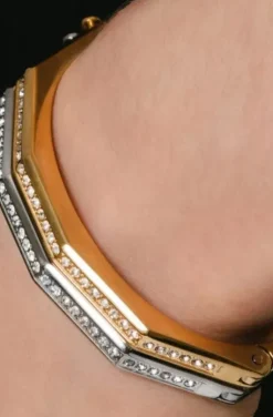 Jane & Sophie – Hexagon bracelet silver