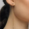 Jane and Sophie - Plain Crystal Earring Gold