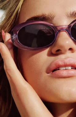 LeSpecs - Limited Edition Slim Oval Work It Amethyst