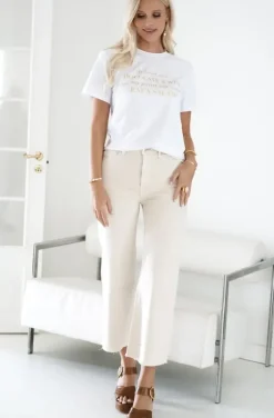 Milk Atelier - Bardot Cropped - Ecru