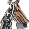 Mixed Brands - Abstract print Scarf 6416 - Khaki
