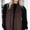 Mixed Brands - Angora Scarf 16197 - Brown