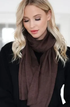 Mixed Brands - Angora Scarf 16197 - Brown