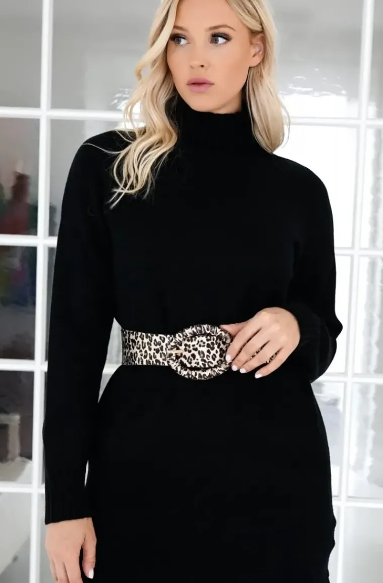 Mixed Brands - Animal Print Belt Leo - Beige