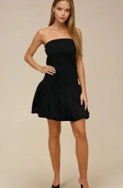 Mixed Brands - Ballon Dress 2595 - Black