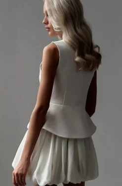 Mixed Brands - Ballon Skirt Short 2597 - White