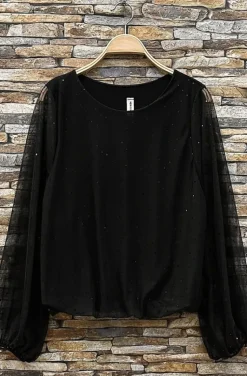 Mixed Brands - Blouse Kendal 18486 - Black Rhinestone