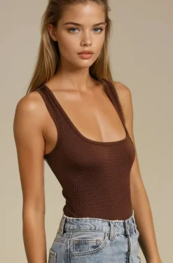 Mixed Brands - Bustier/TankTop 1540 - Choco