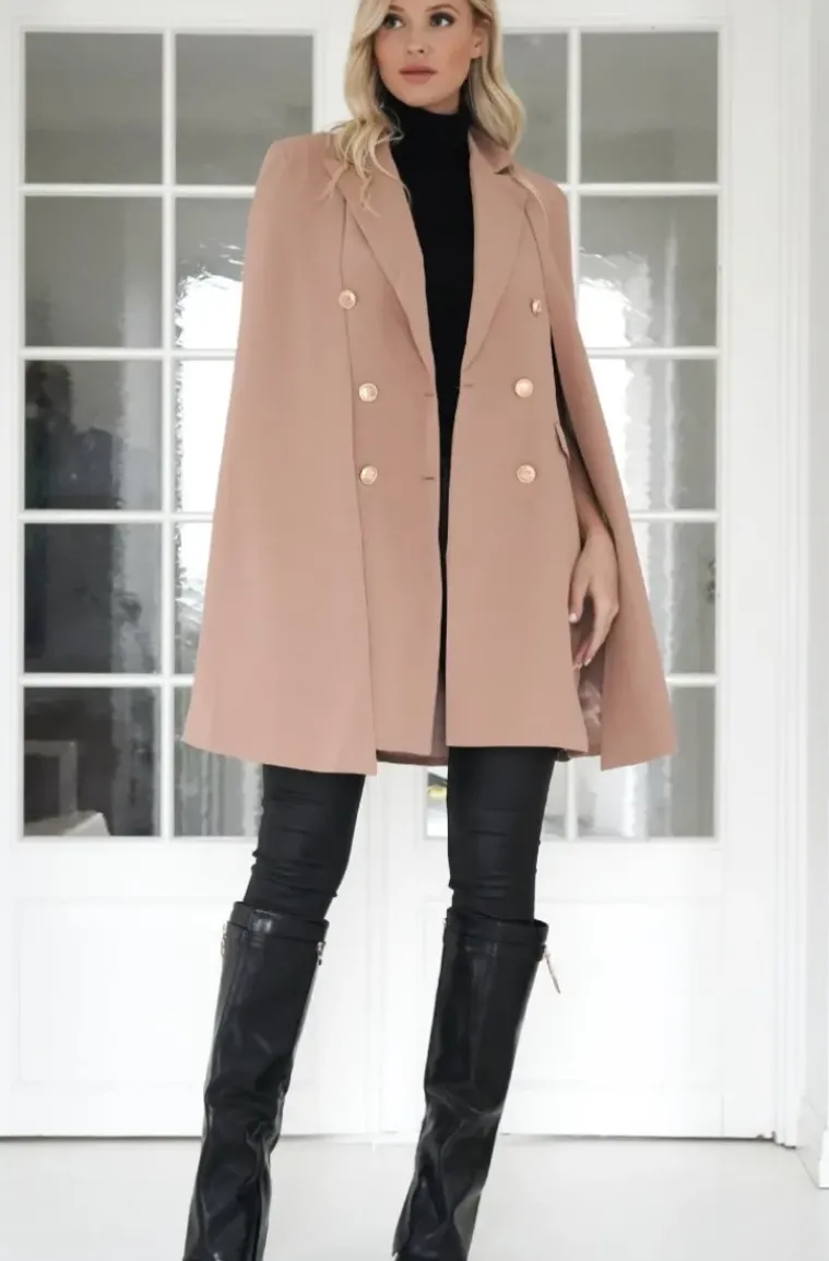 Mixed Brands - Cape Kavaj/Klänning1823 - Taupe